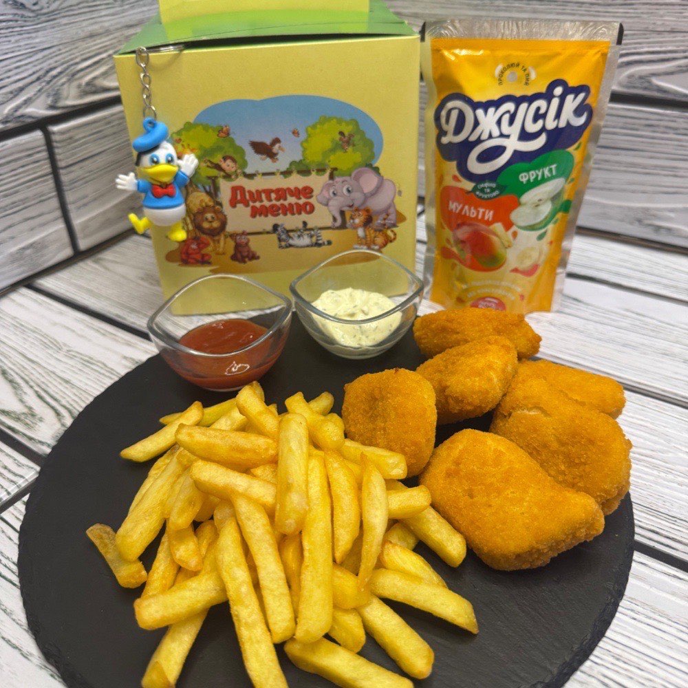 Дитяче нагетс меню