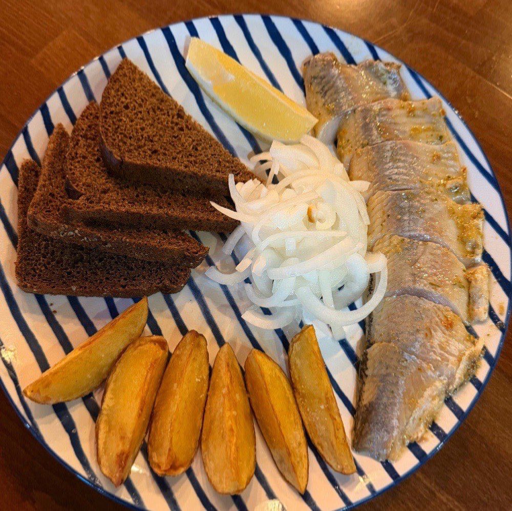 Оселедець з картоплею