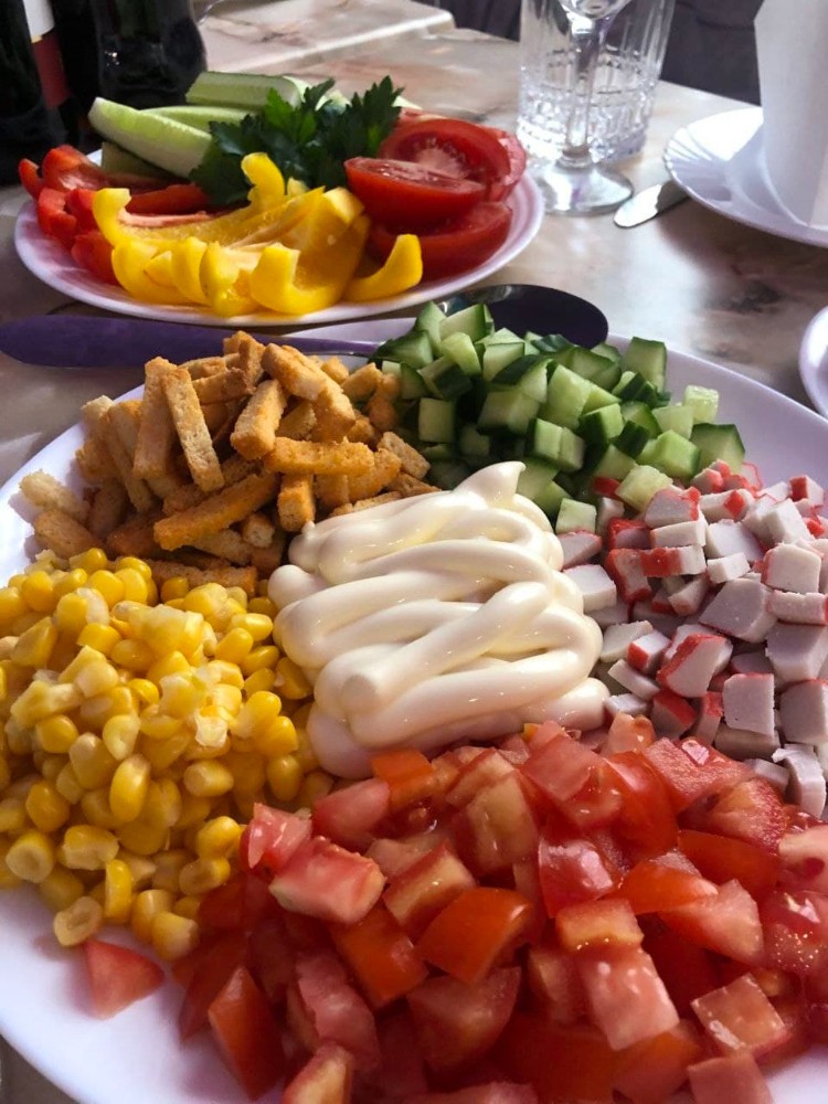 Салат Ромашка