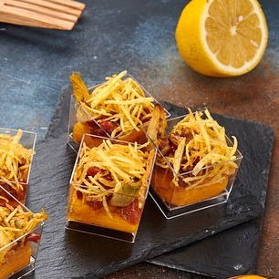 Салат- веррин веганська курка з апельсином