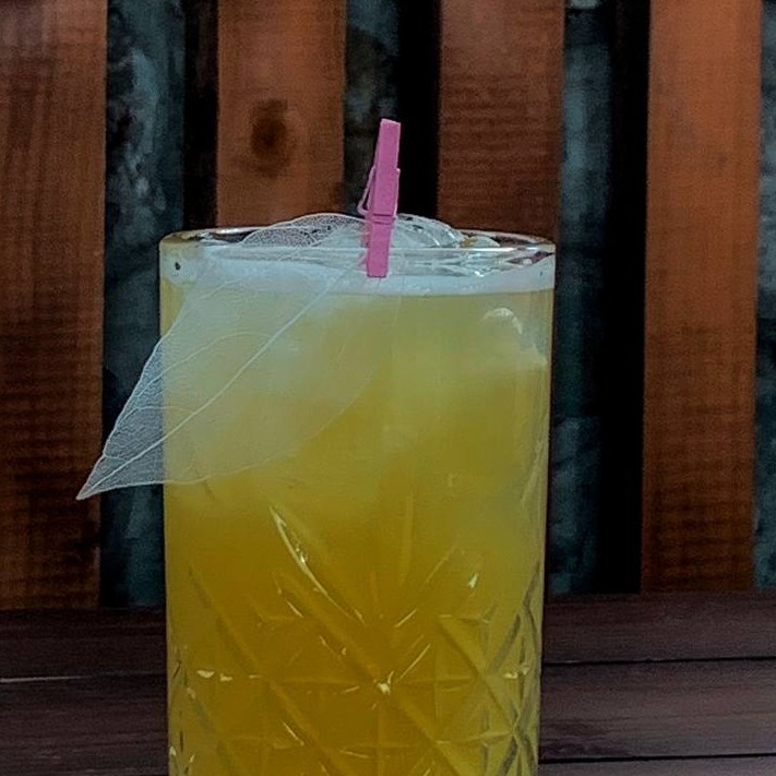 Orange cocktail🍐+🍍+🍊