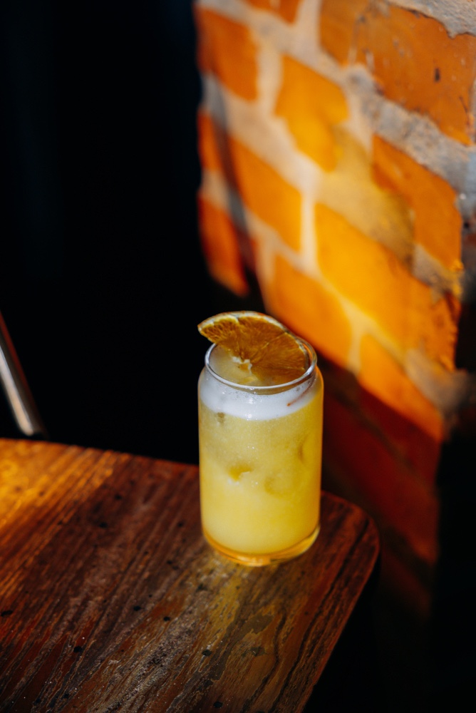 Orange cocktail🍐+🍍+🍊