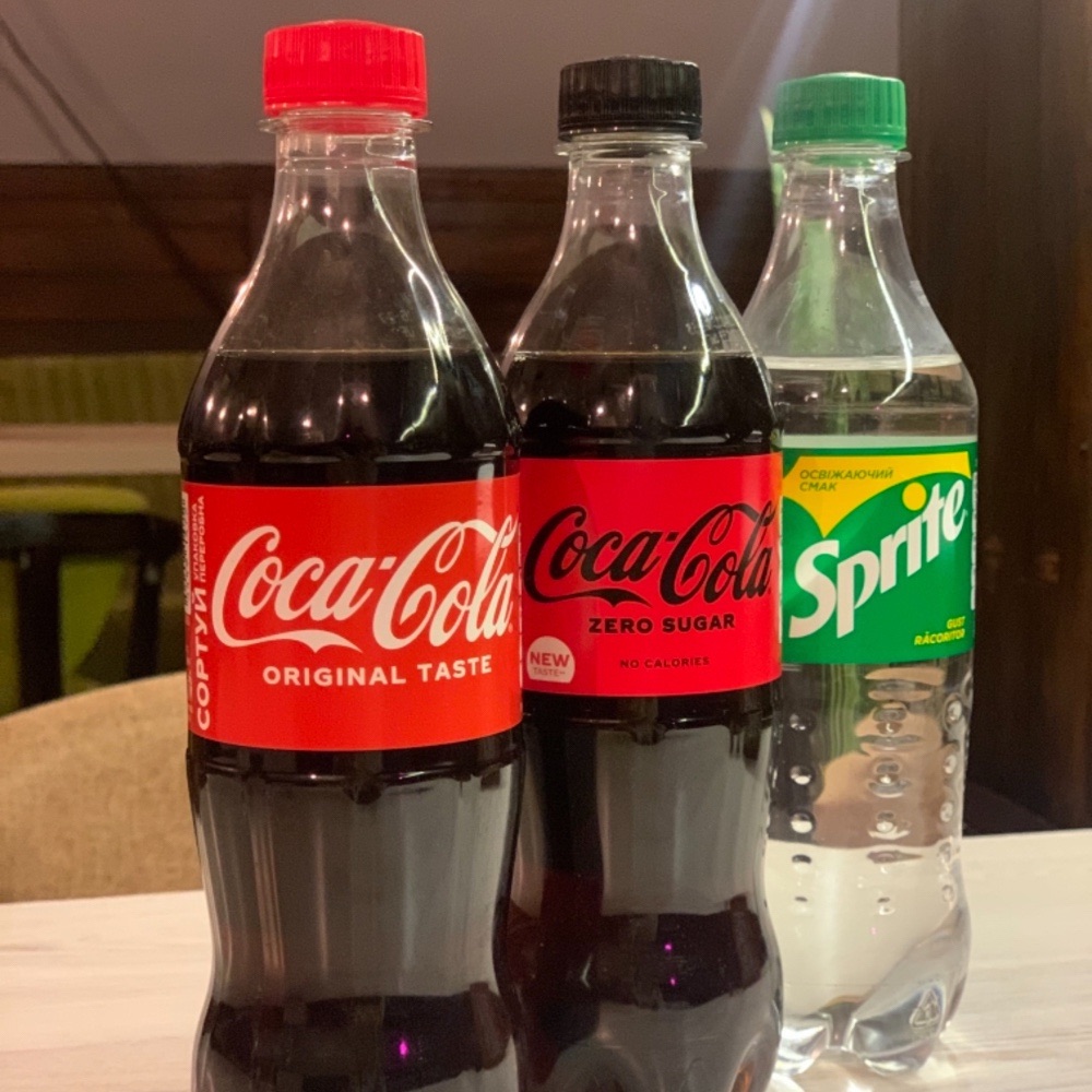Coca Cola, Coca Cola Zero, Sprite